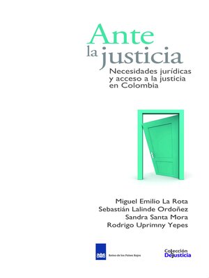 cover image of Ante la justicia